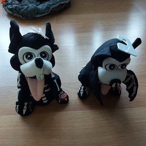 Skeleton Dog & Bag Halloween Sound Making Animals
